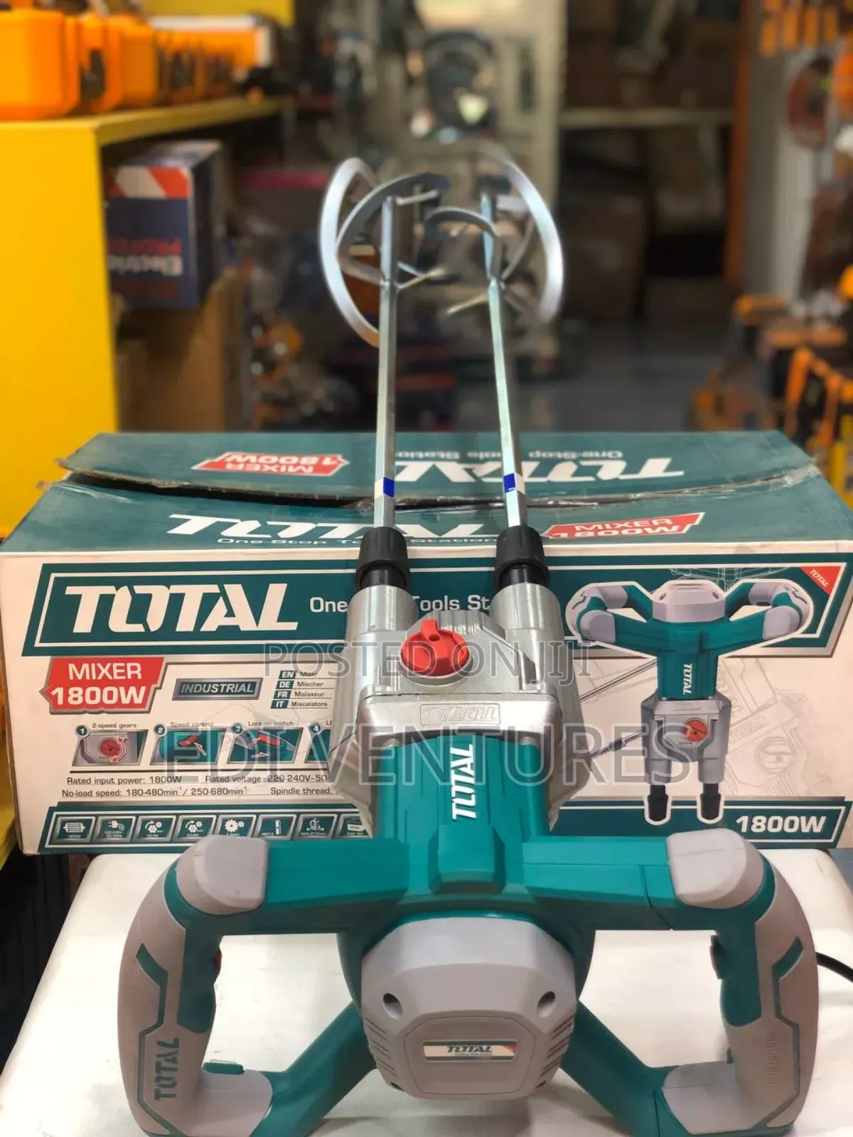 Total 1800w Mixer ( Double / Twin Paddle)