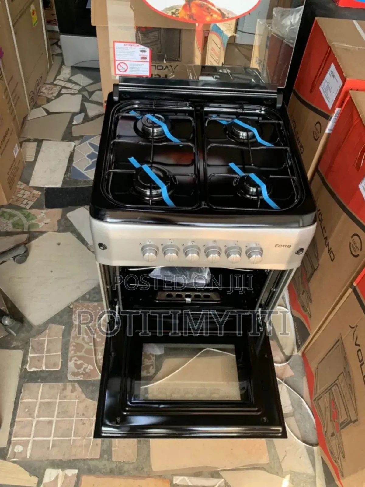 Unleashed the Classic Cooker Ferre 60x60cm Stove