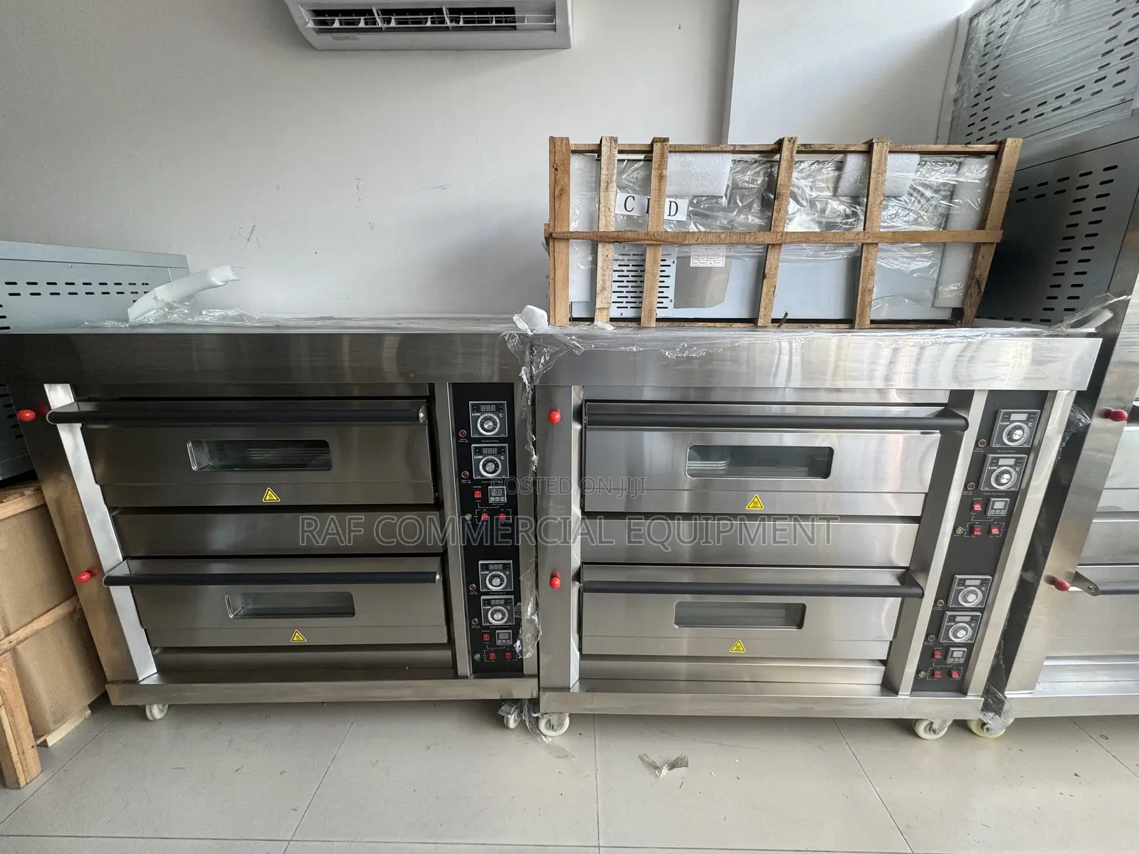 Double Deck 4 Tray Gas Baking Oven