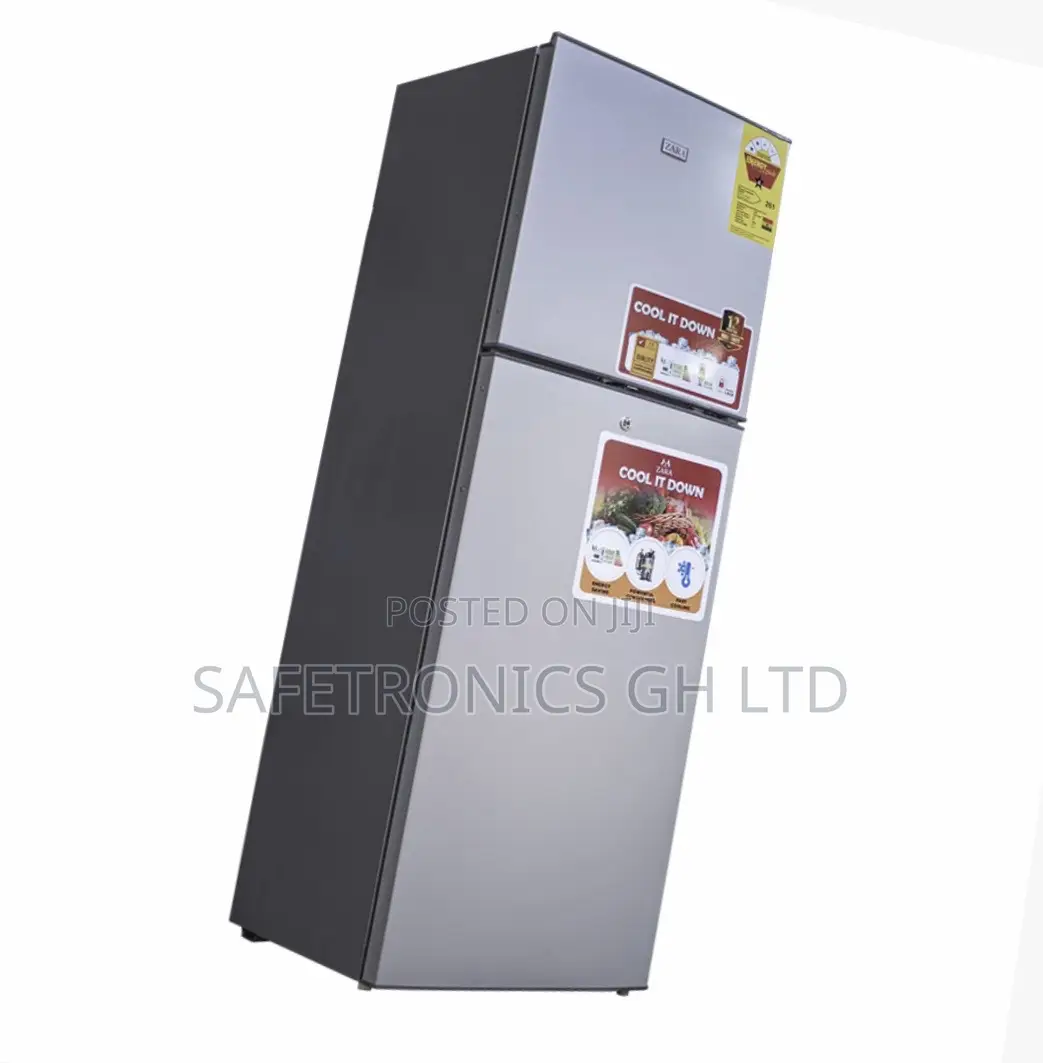 Perfect Grey Topfreezer Doubledoor 157l Zara-220bf Fridge