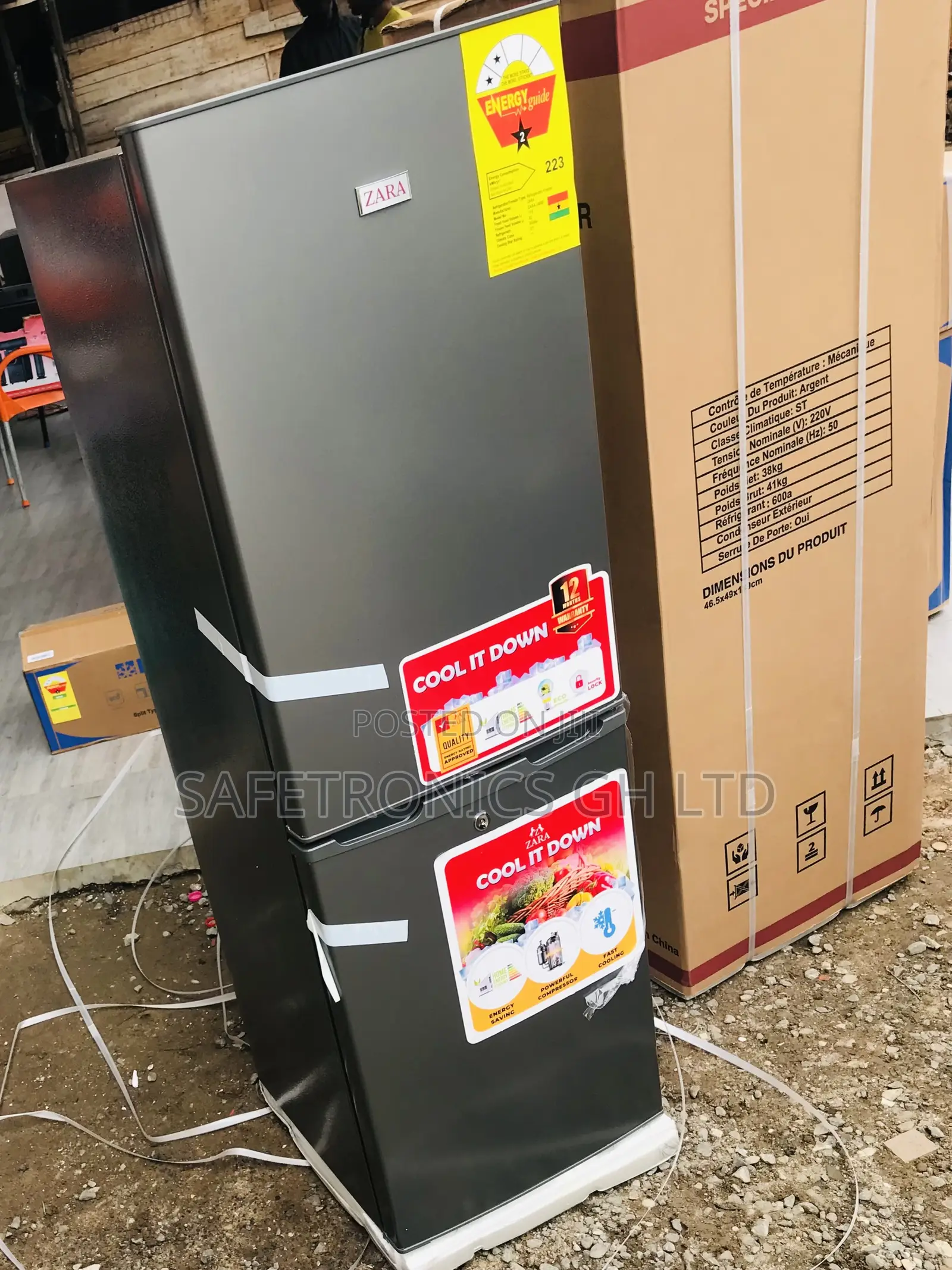 Original Doubledoor Zara-240bf 161l Bottomfreezer Fridge