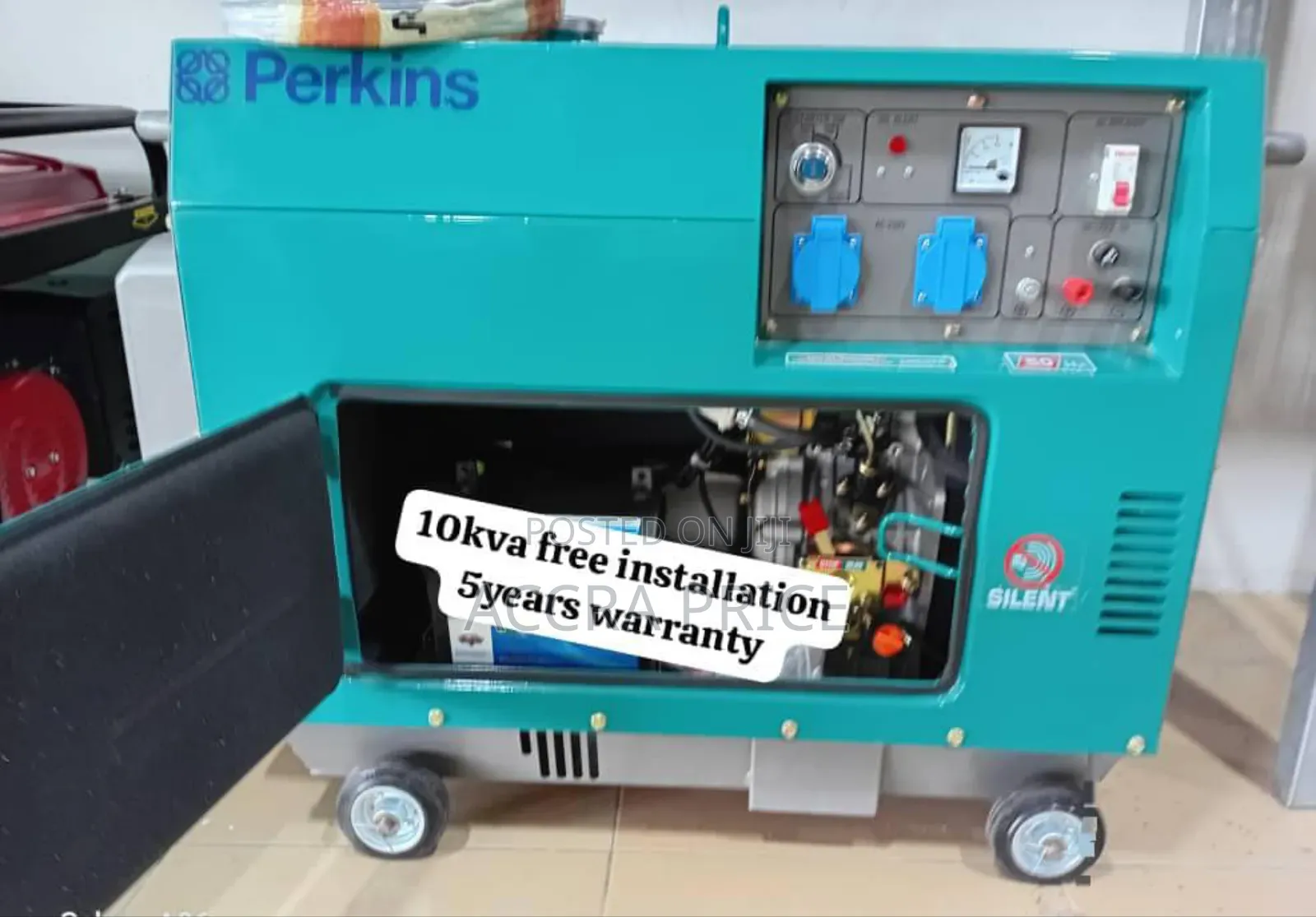 Vegawatt Perkins 10kva 13000watts Diesel Generator