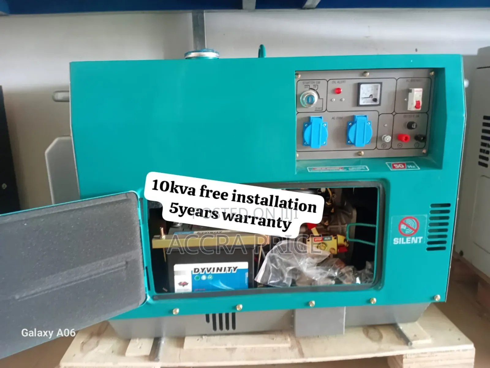 Ampcorex Perkins 10kva 13000watts Diesel Generator 10kva