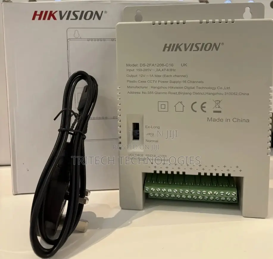 Hikvision Power Supply 16ch 20amp Ds-2fa1208-C16