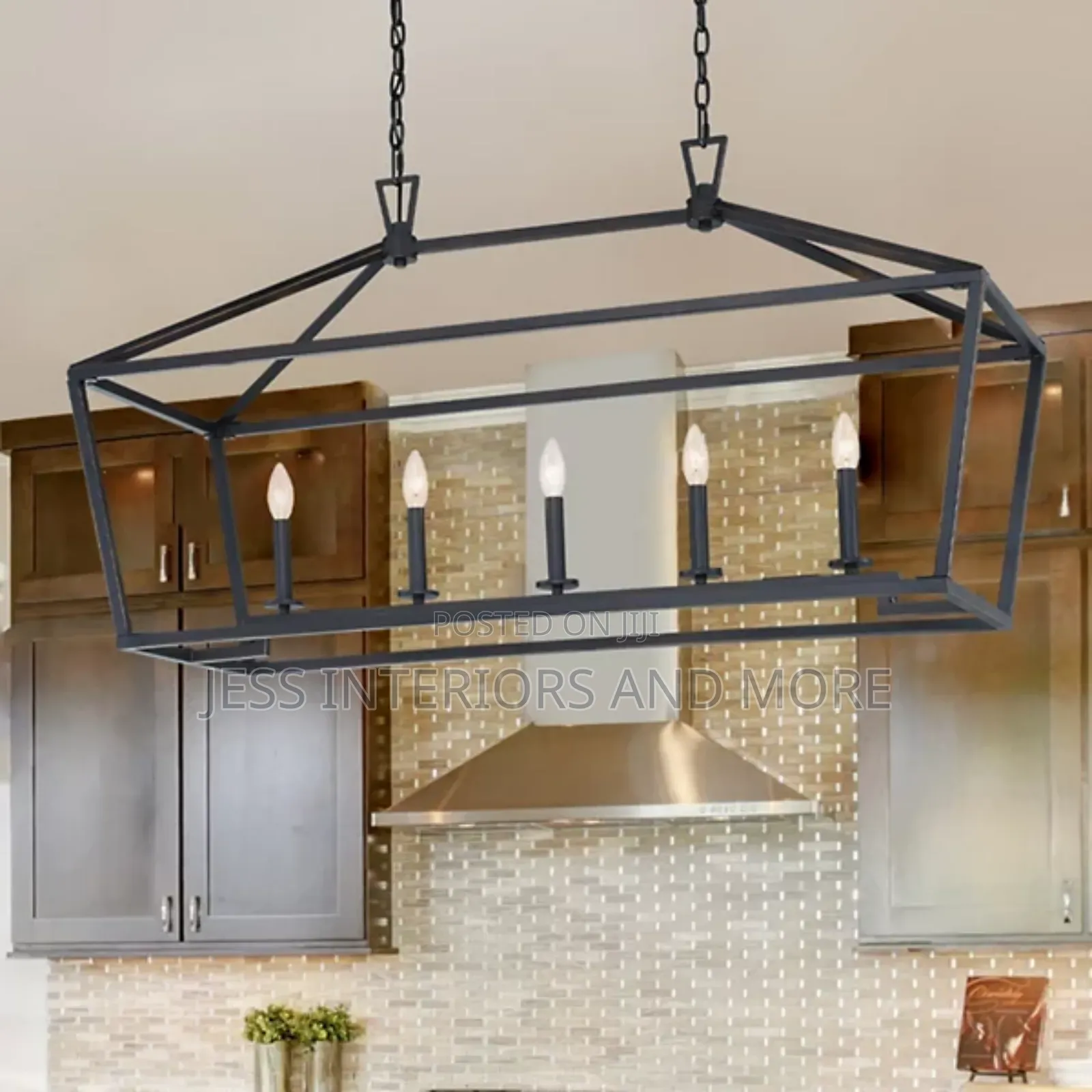 Chandelier 5-Light Linear Pendant