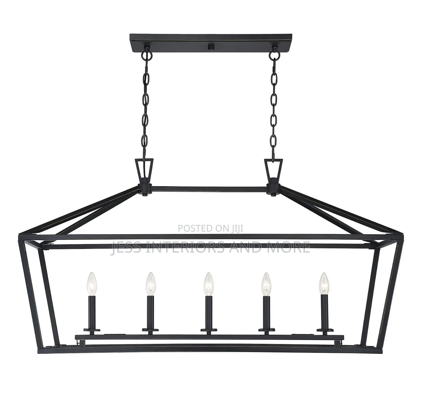Chandelier 5-Light Linear Pendant
