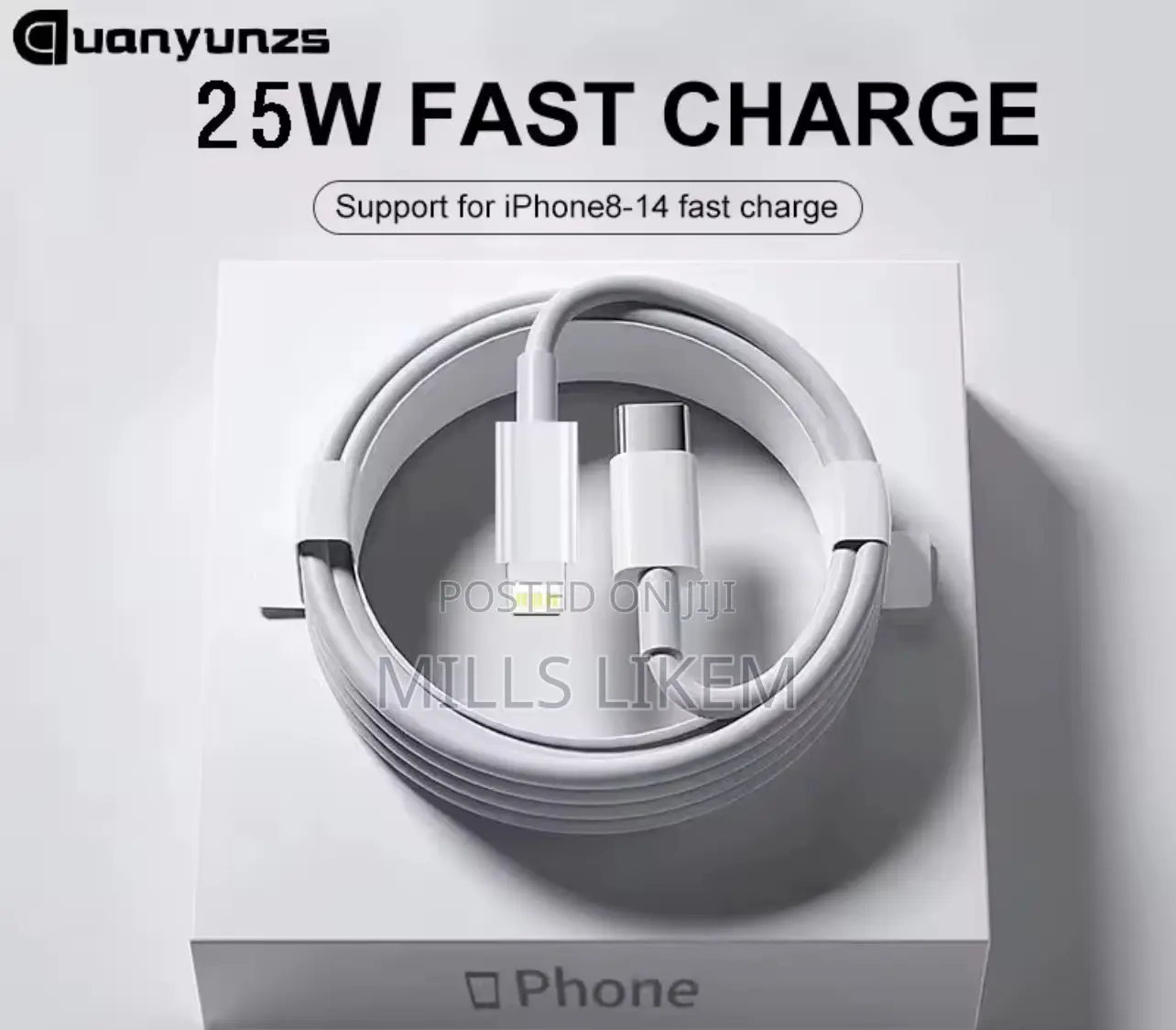 Apple Type C to Lightning Charger Cable