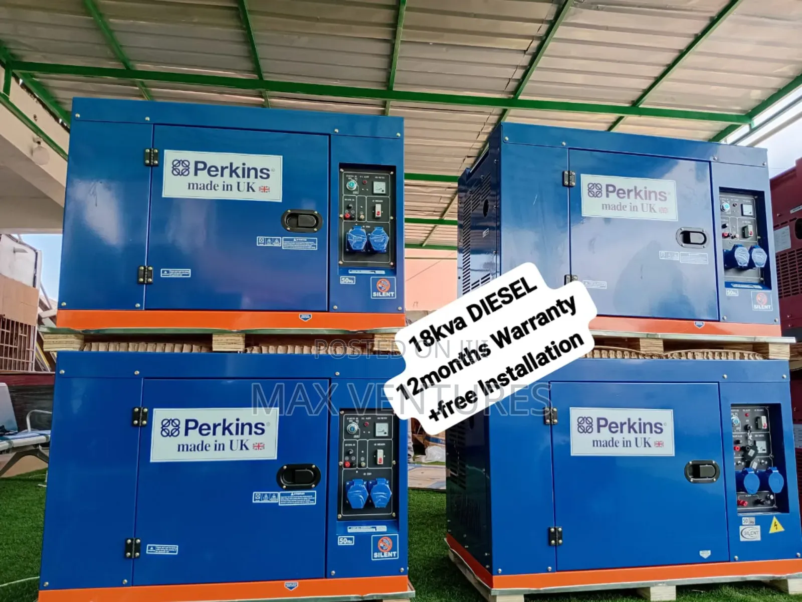Brand New Diesel 18kva Perkins Remote Controlled Genset