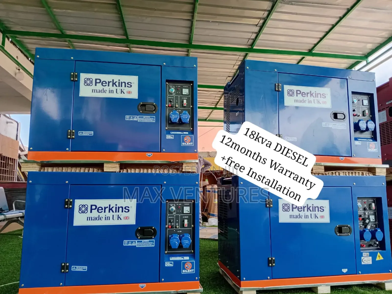 Diesel 18kva Perkins 18kva Industrial Power Backup