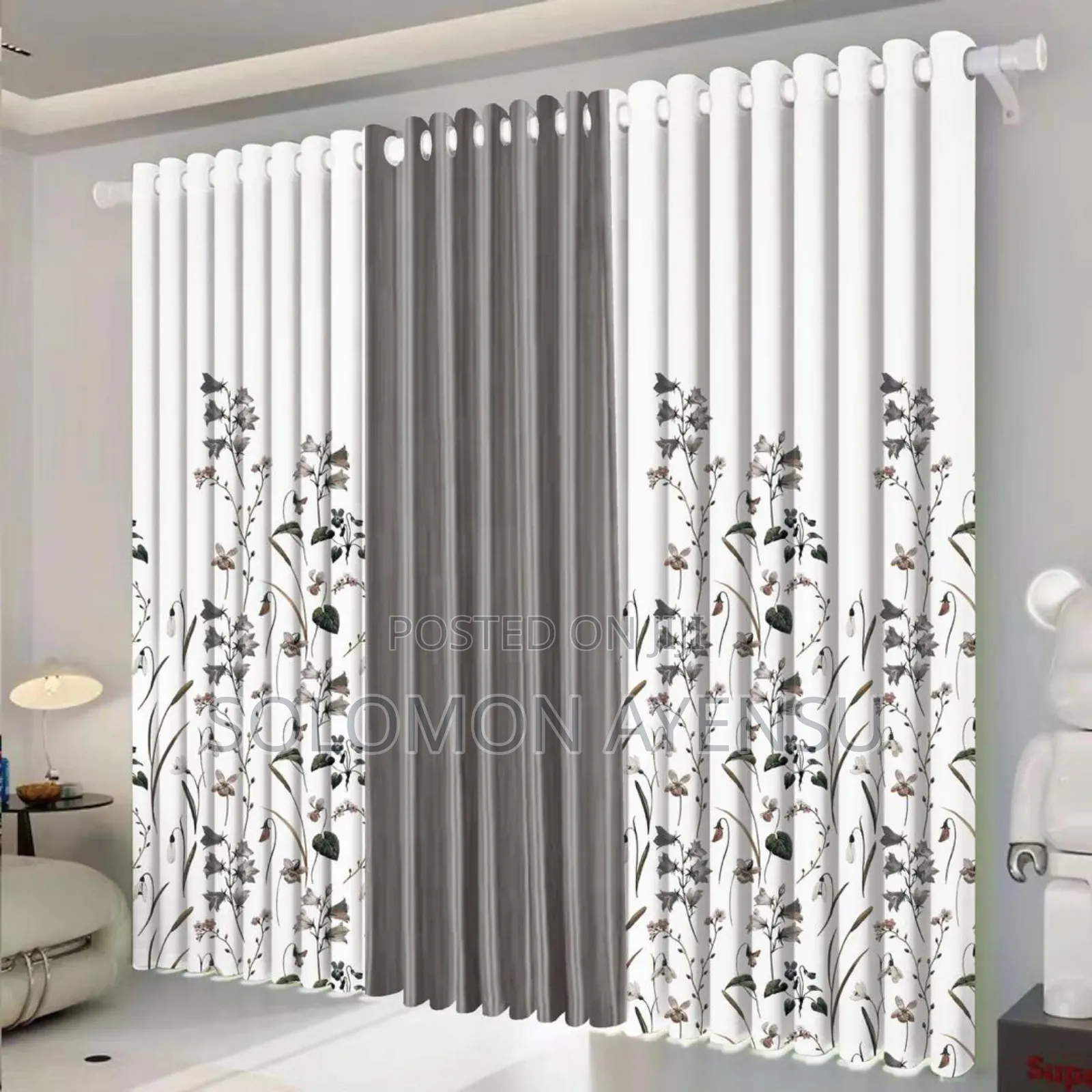 Quality 3 In 1 Window Curtains Available