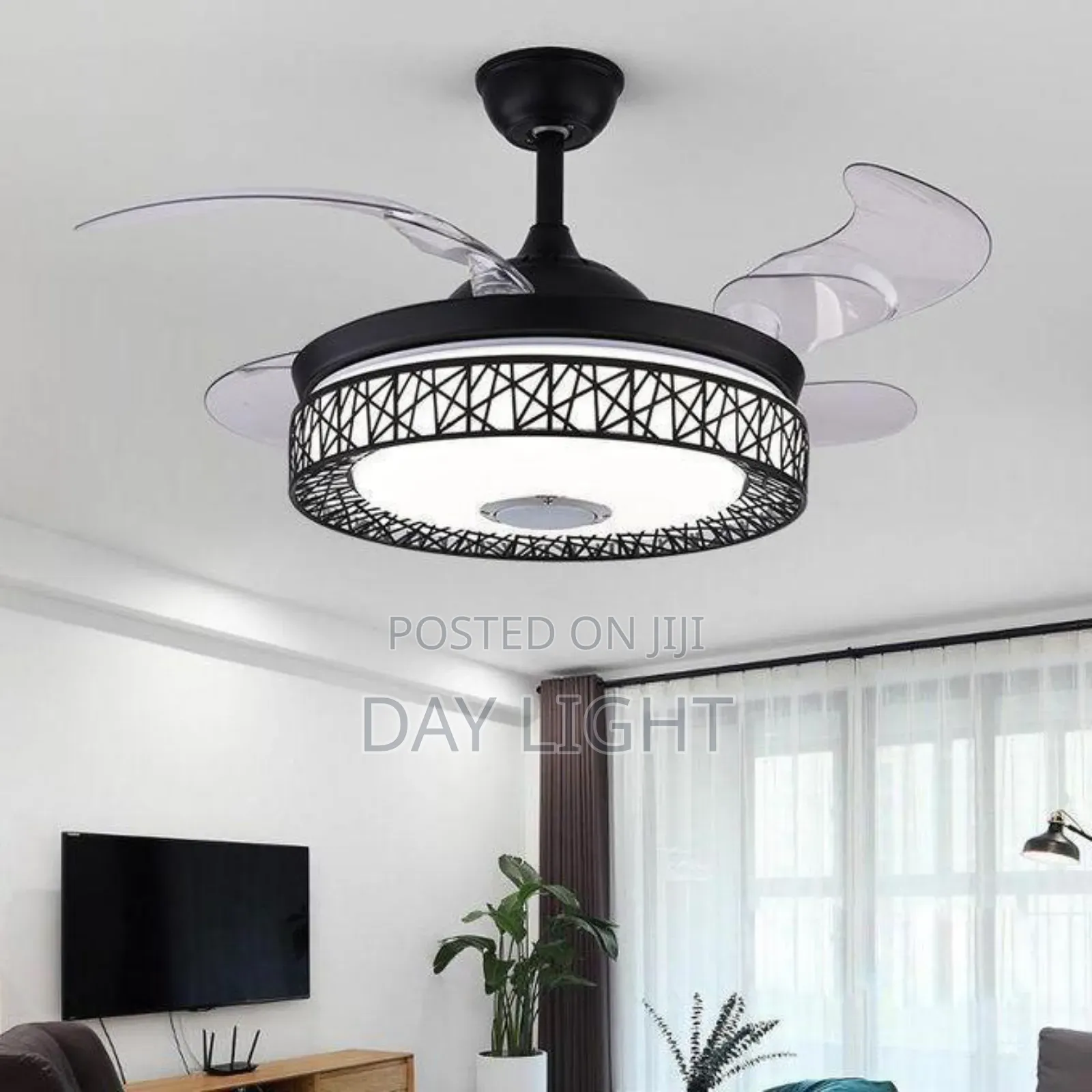 Bluetooth Remote Control Fan With Light