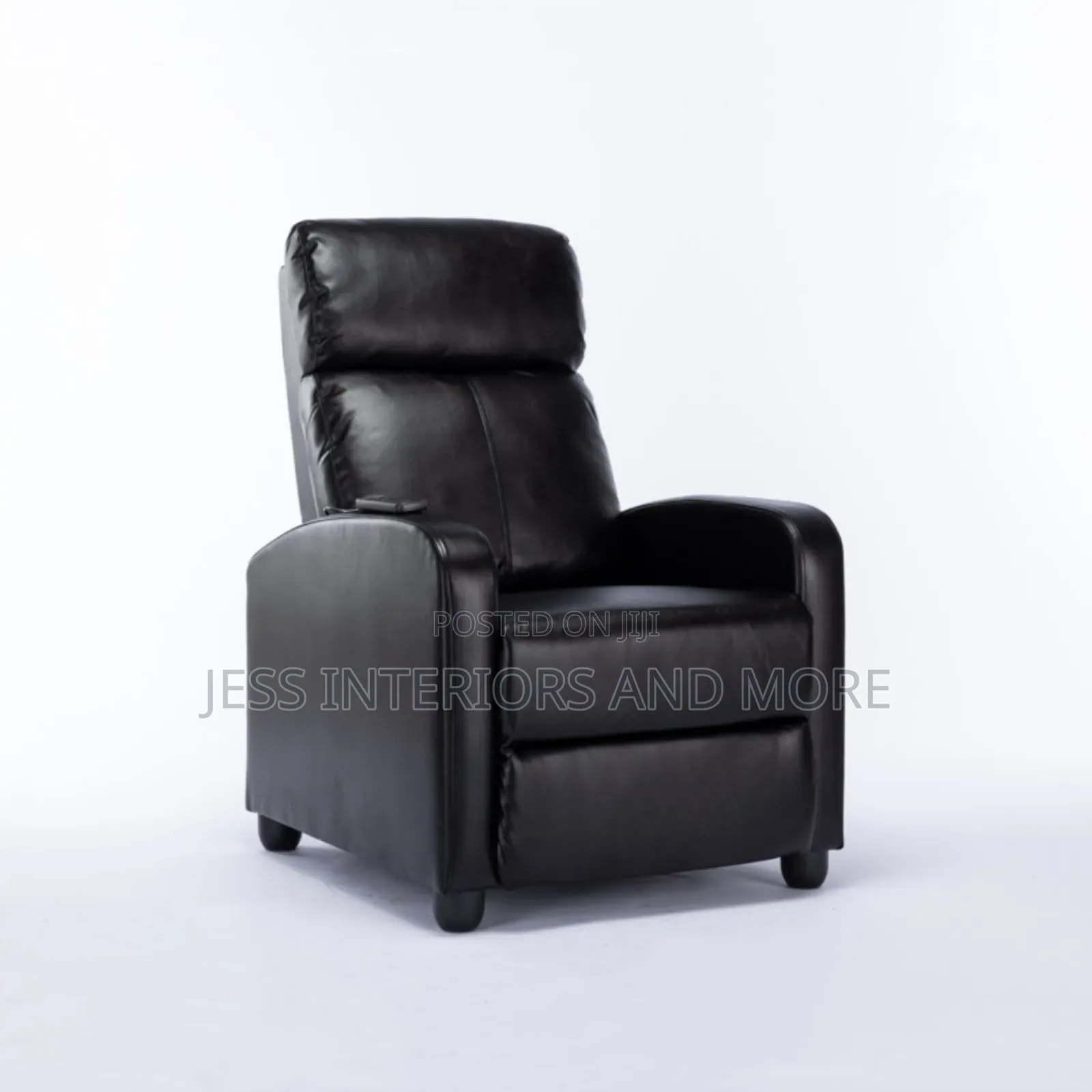 Leather Compact Massage Chair With Remote Control