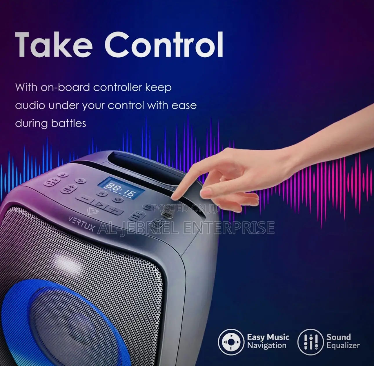 Vertux Troop 60w Gaming Speaker