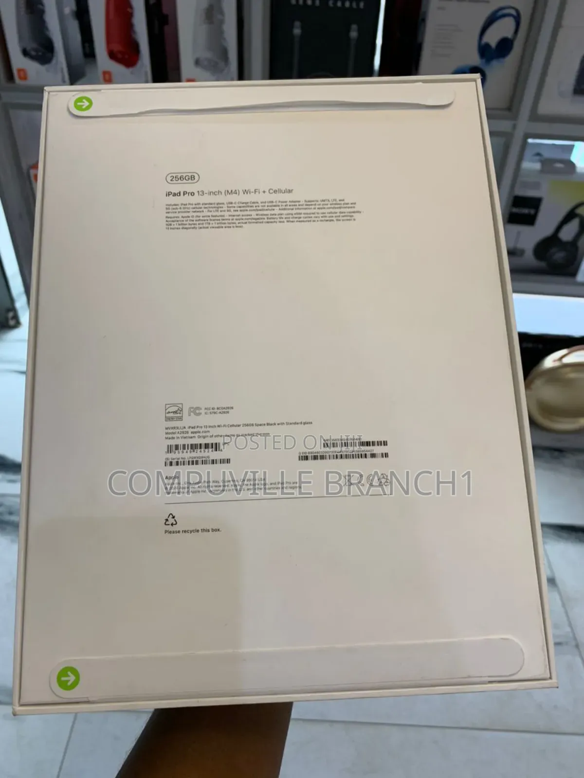 New Apple iPad Pro 256 GB Black