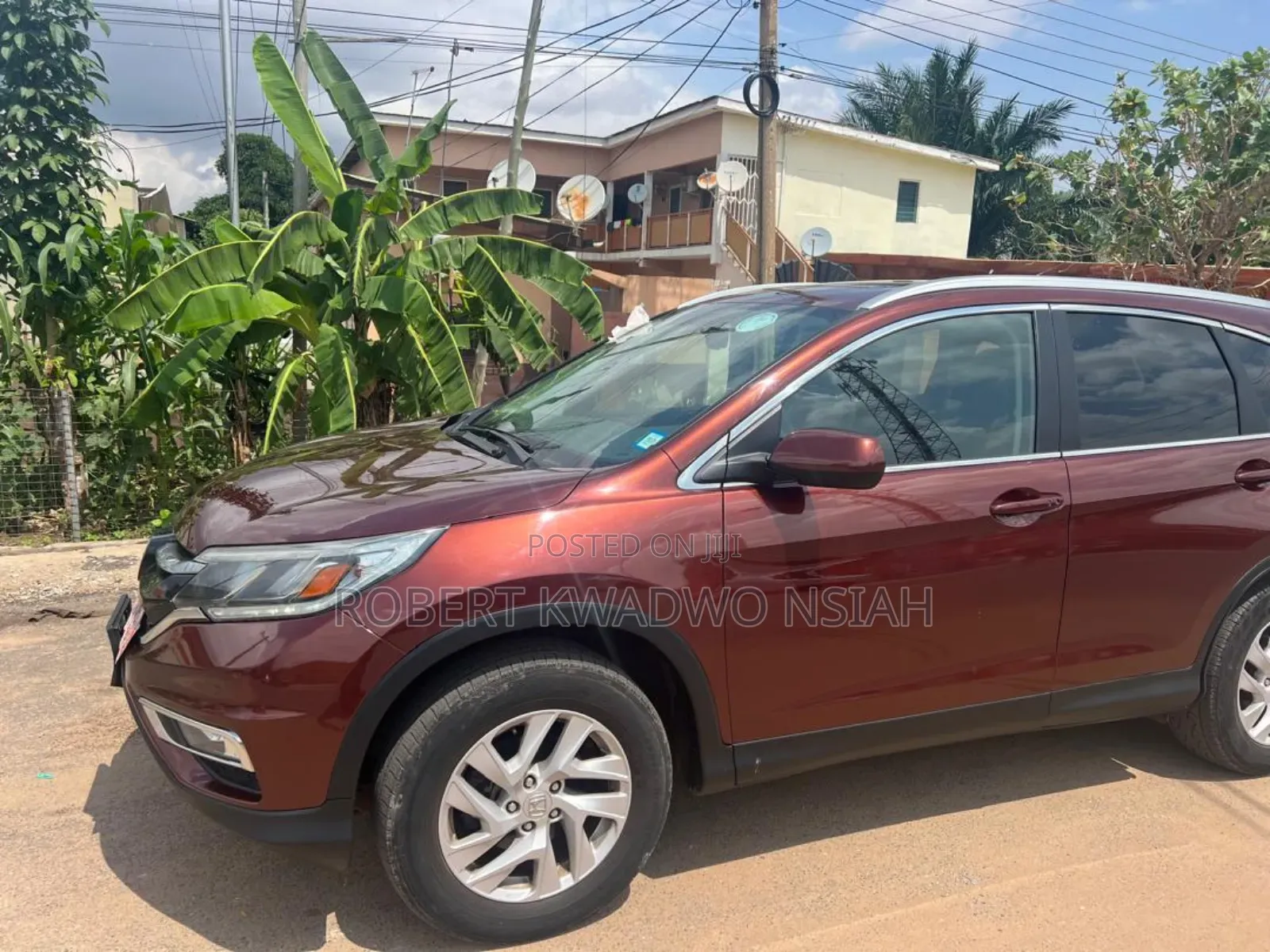Honda CR-V EX-L 4dr SUV AWD (2.4L 4cyl CVT) 2016 Red