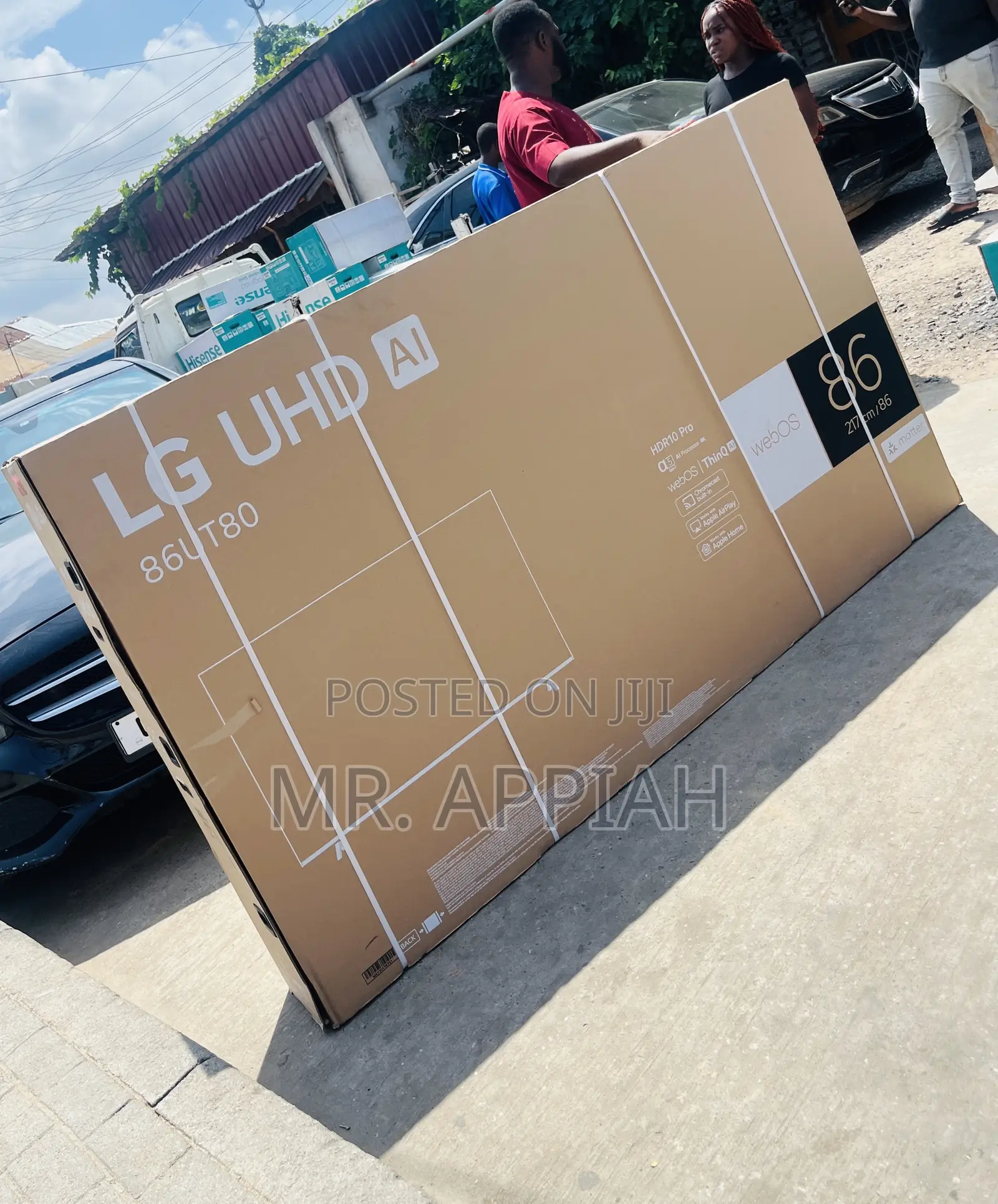 Classic Lg 86ut8000 86” Uhd Smart Television(Black).