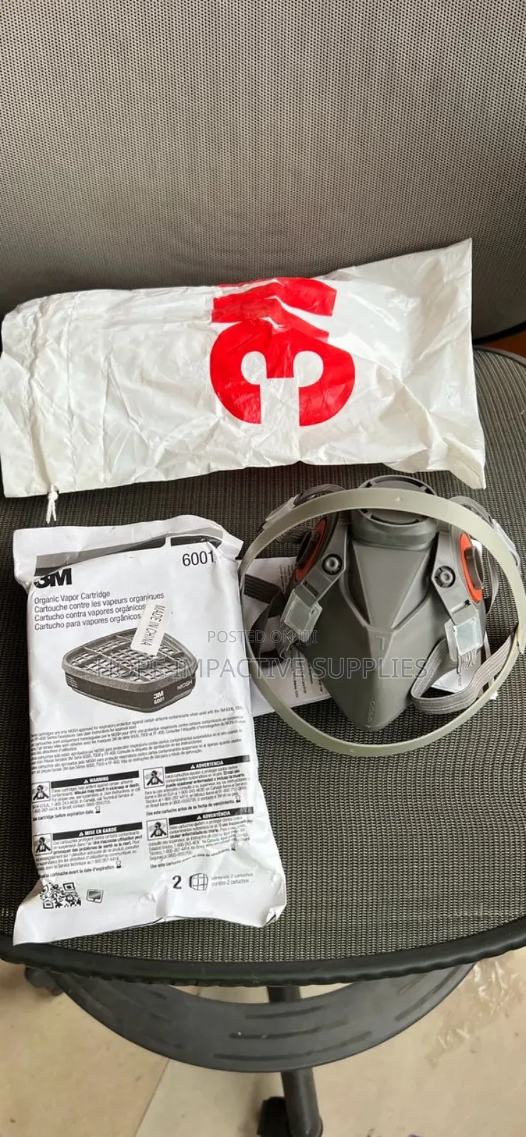 3m Half Face Mask With Cartridges.