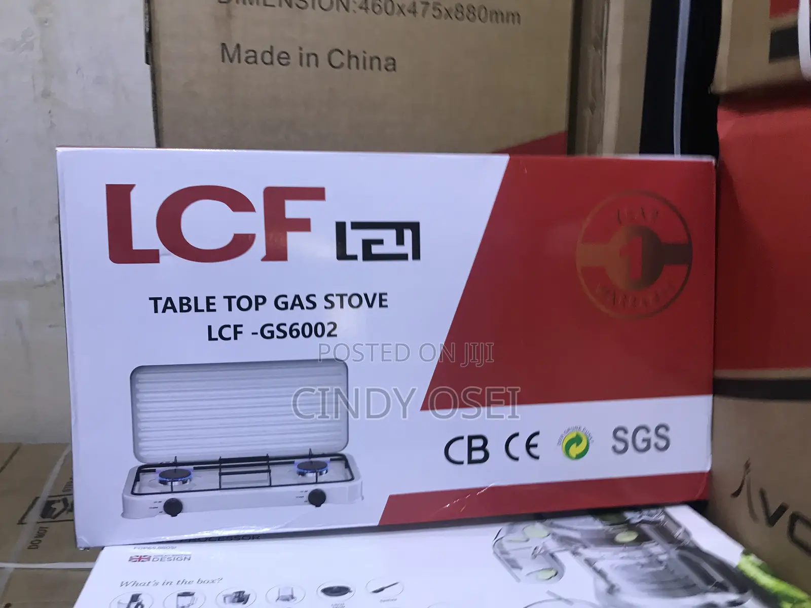 True Blue LCF 2burner Gas Stove With Lid