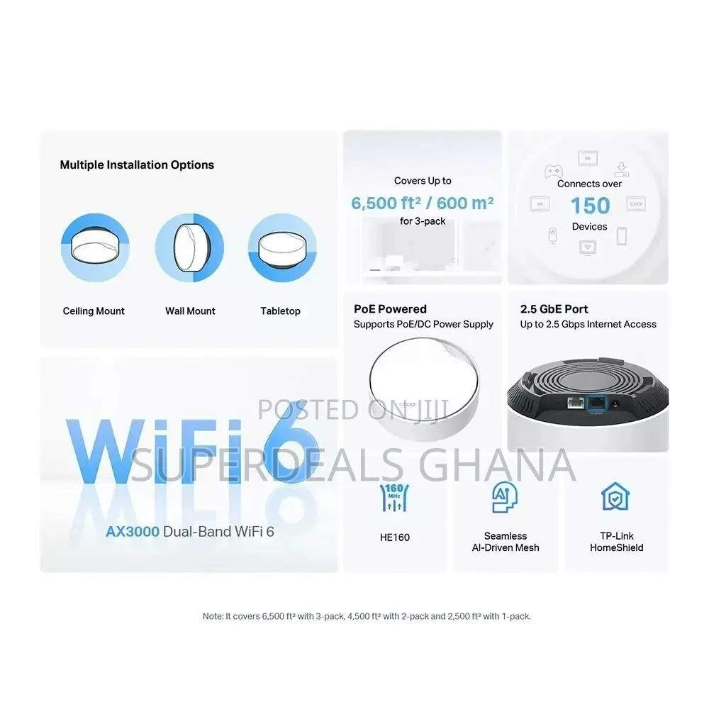 Tp-link Deco X50-poe 3-pack Deco Ax3000