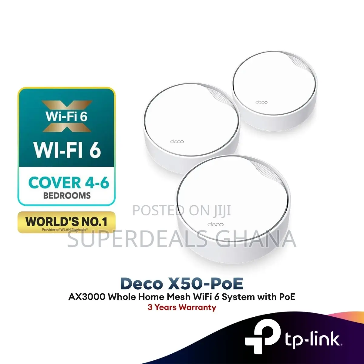 Tp-link Deco X50-poe Ax3000 Dual Band Wifi 6