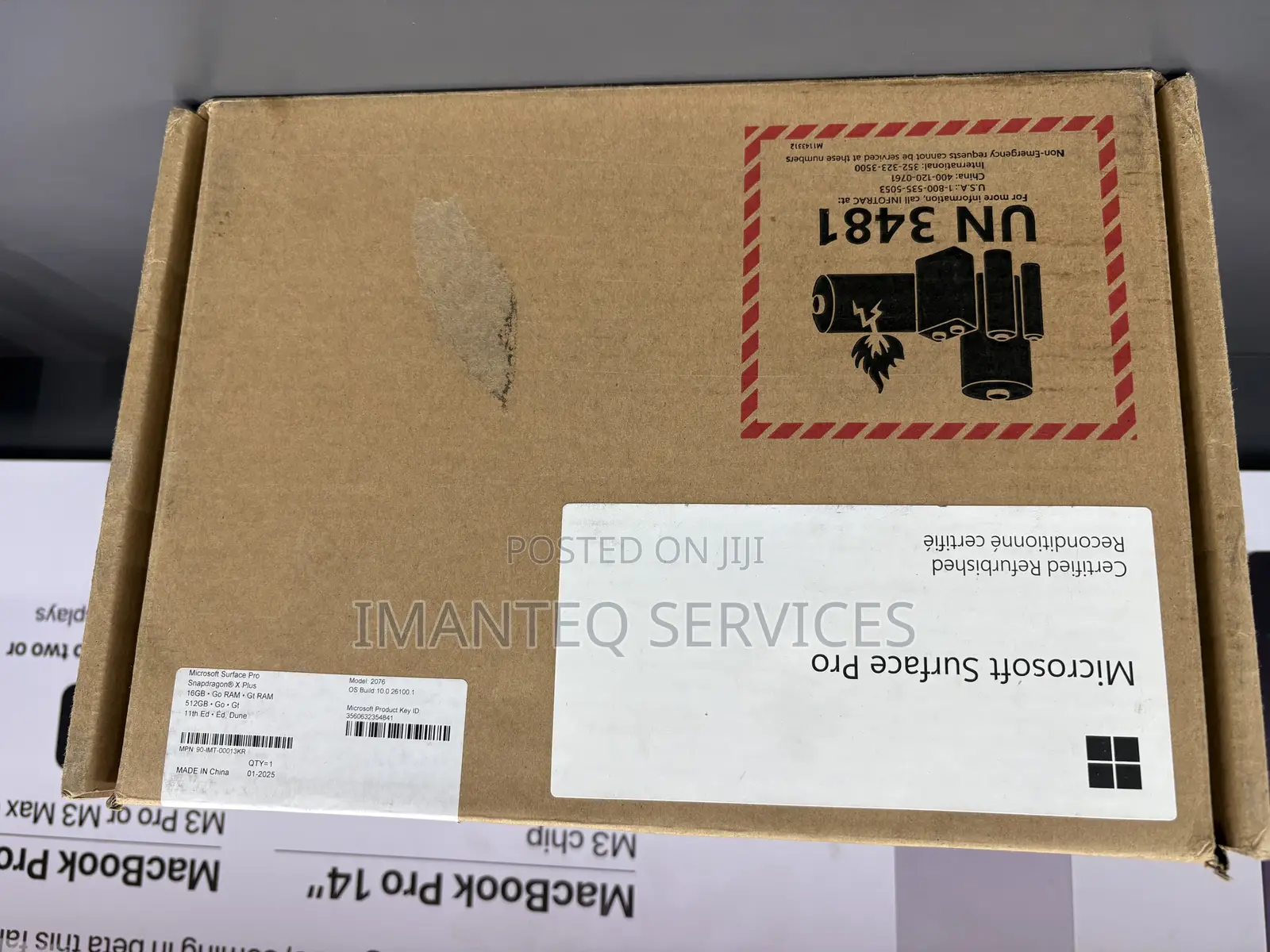 Laptop Microsoft Surface Pro 11th Edition, a Copilot+ PC 16GB SSD 512GB