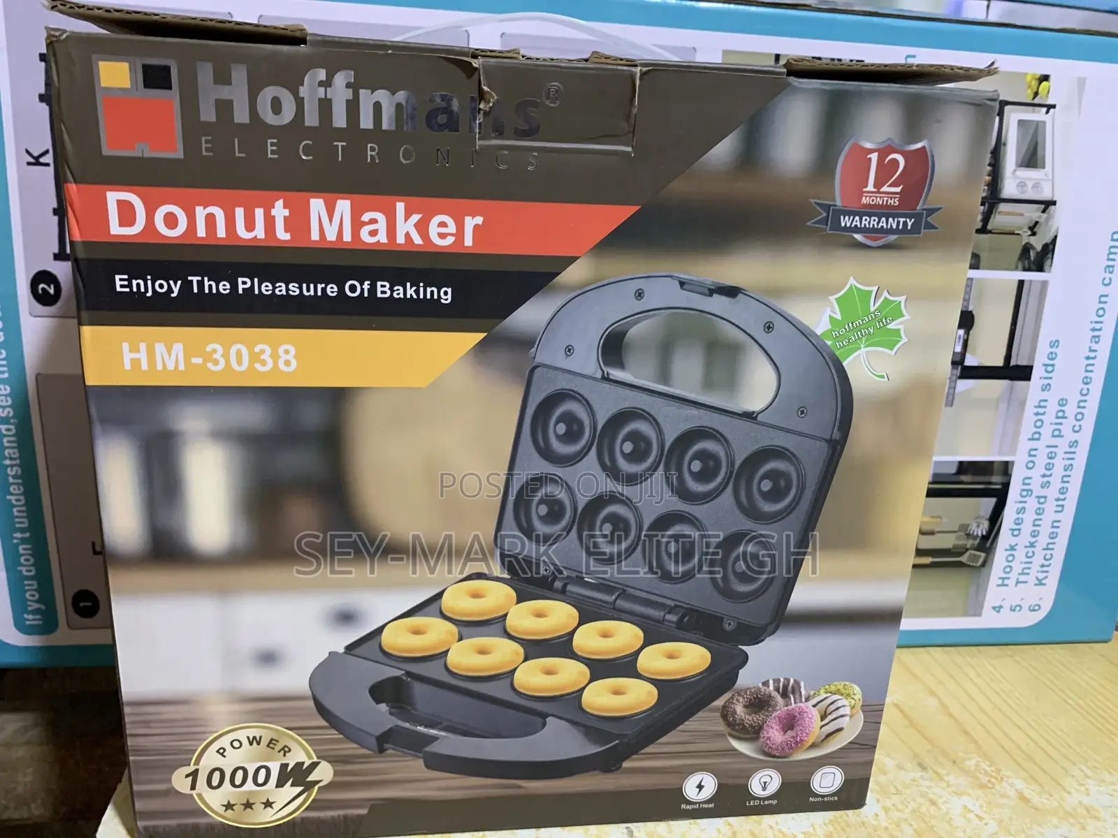 8pcs Hoffman Doughnut Maker