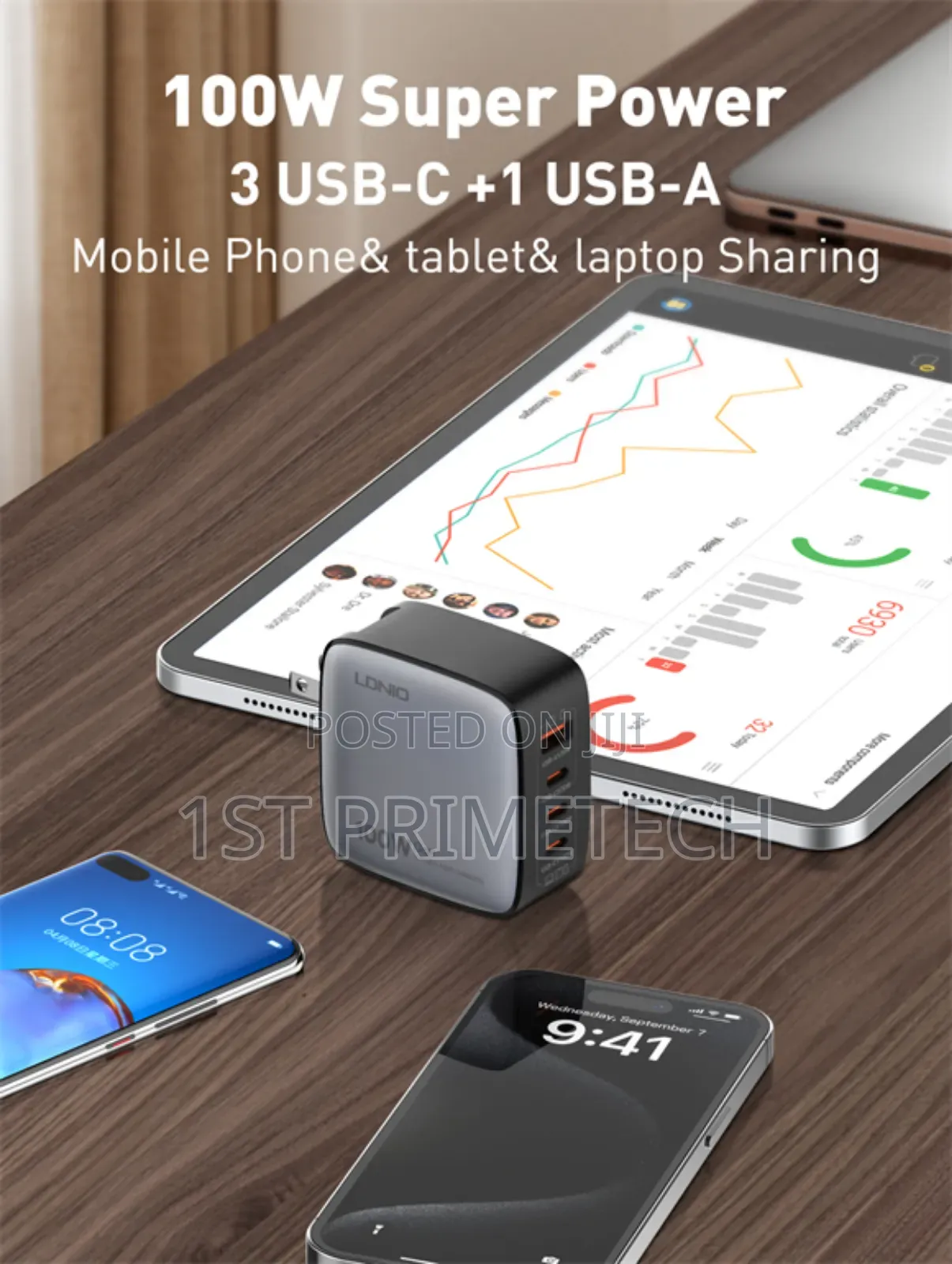 Ldnio 100w Charging Adapter+C to C Cable