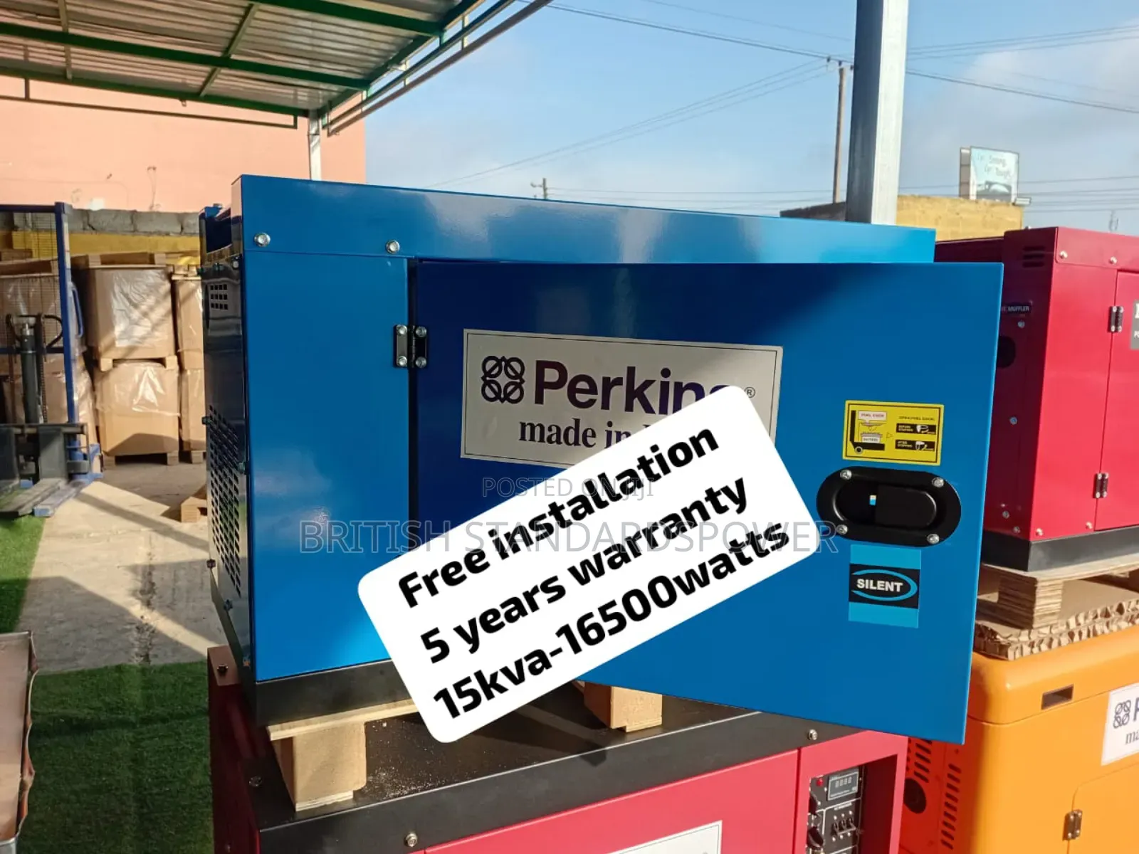 Surge Protection 15kva Silent Diesel Generator