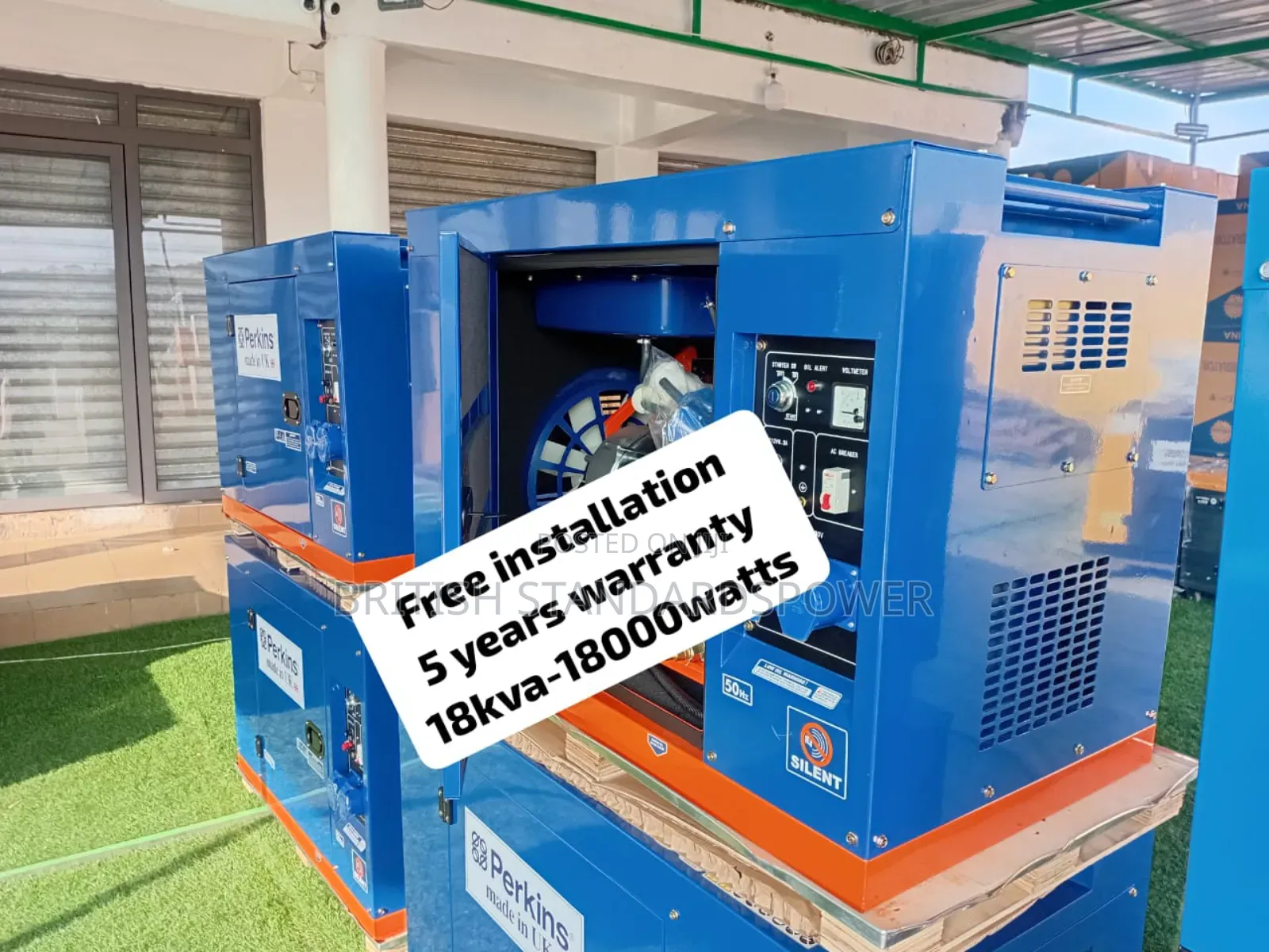 Vital Power Source 18kva Silent Perkins Diesel Generator