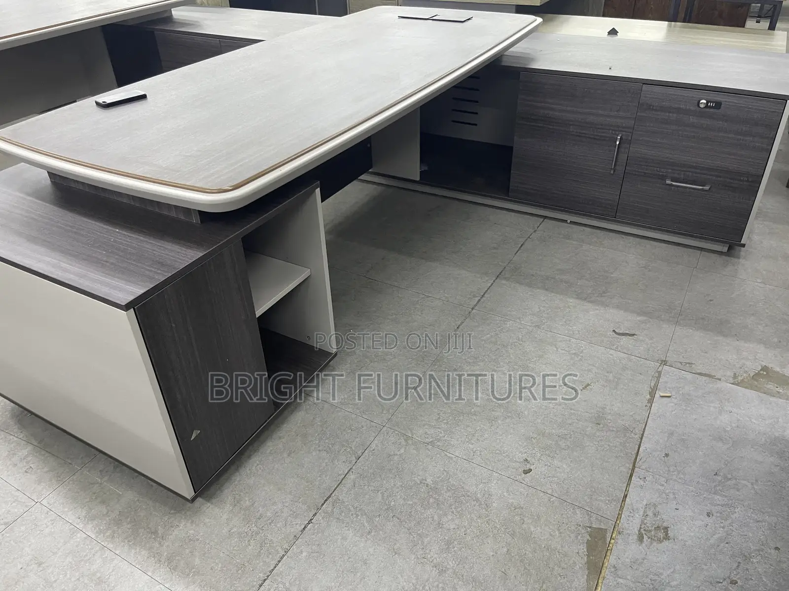 High Quality Executive Ceo Luxury L Shape Office Icede