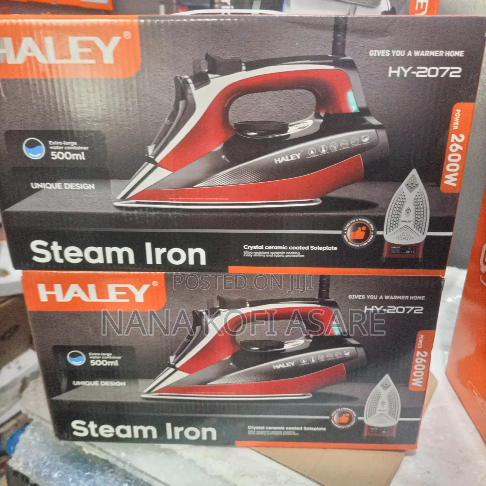 Haley Steam Iron 500ml