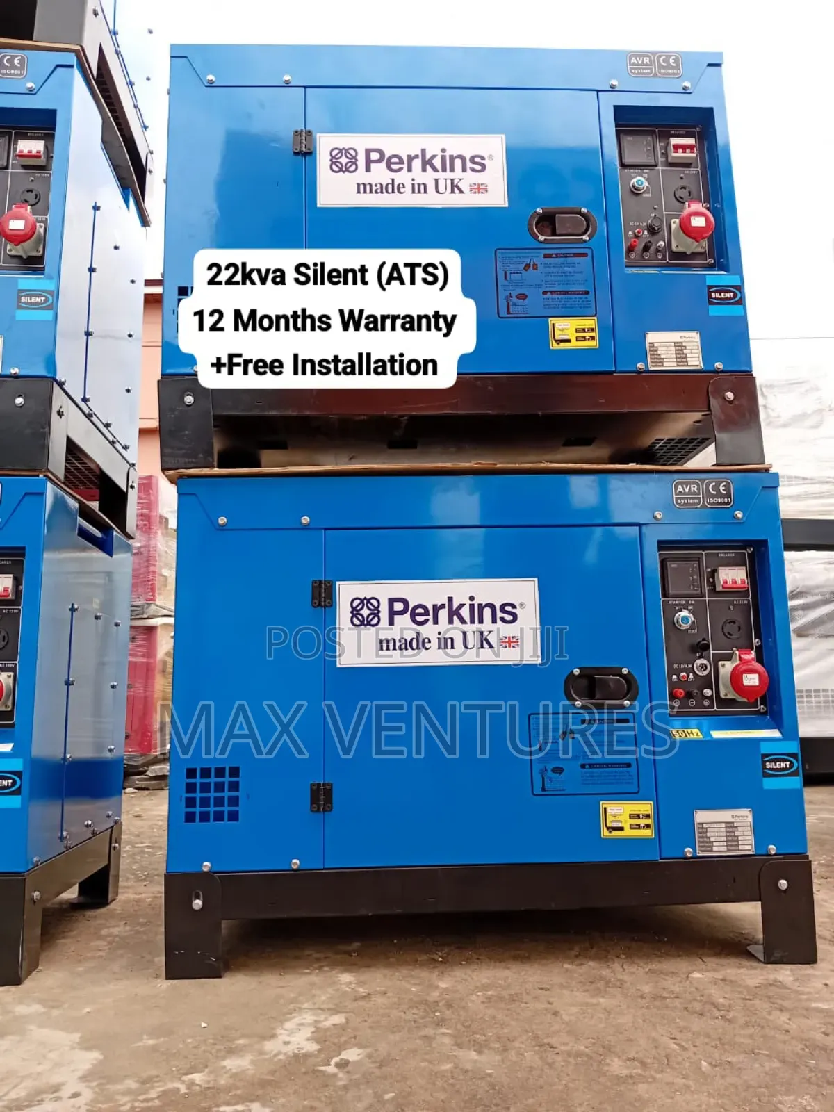 Perkins Diesel Silent Generator Automatic 3phase