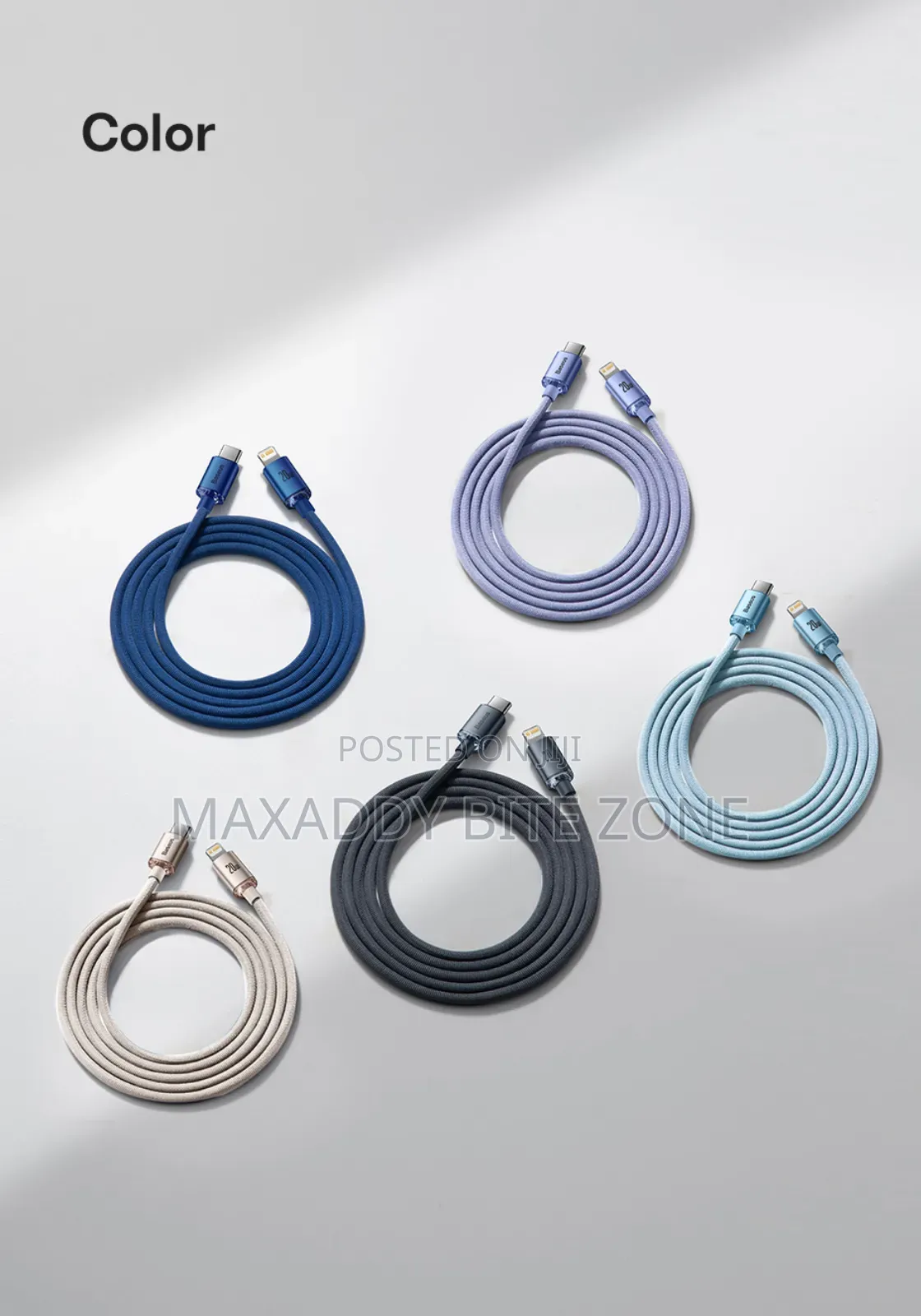 2 Meters Baseus Type C To Apple Lightening Charging Cable