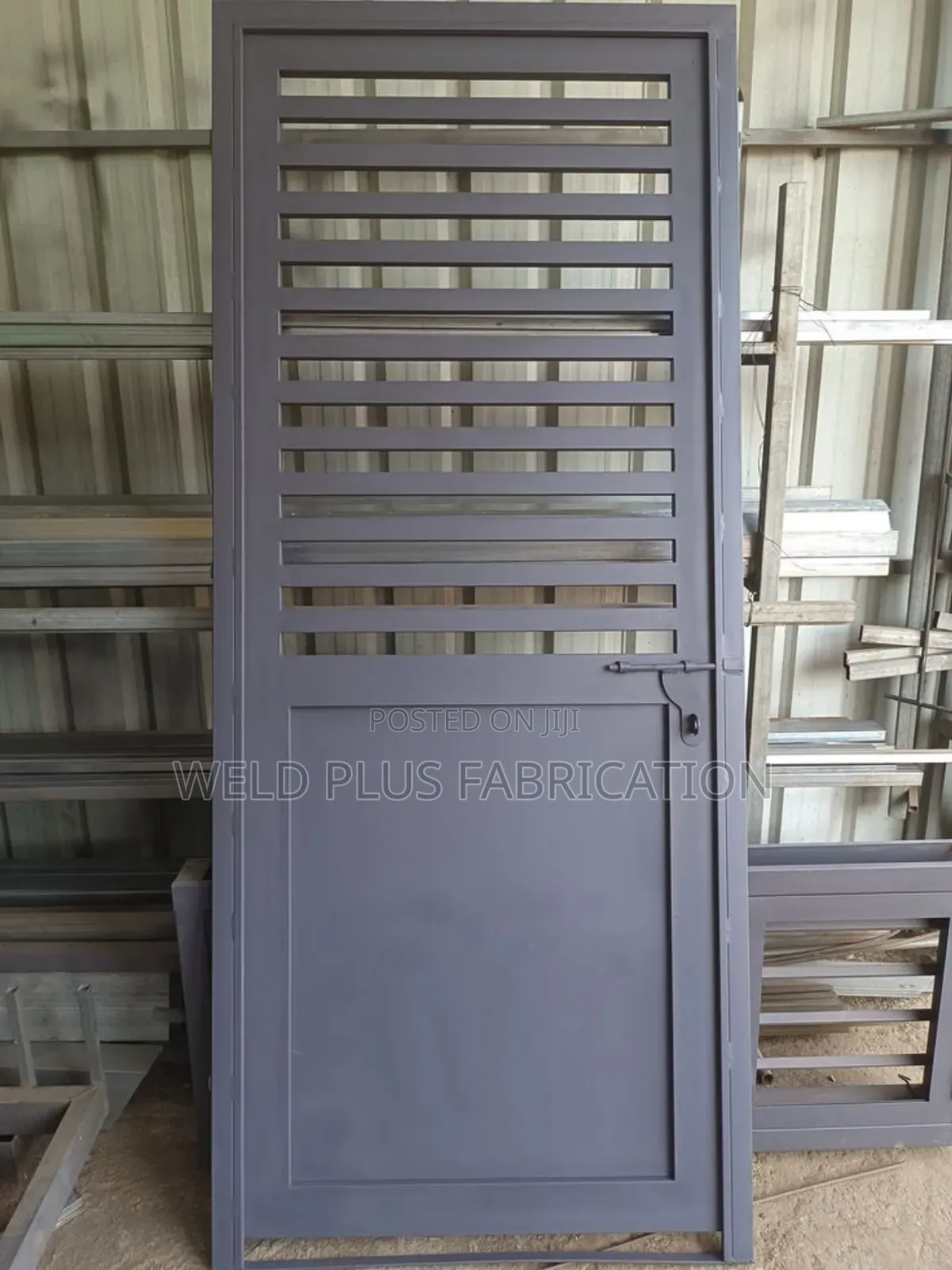 Half Plate Porch Door Burglar Proof