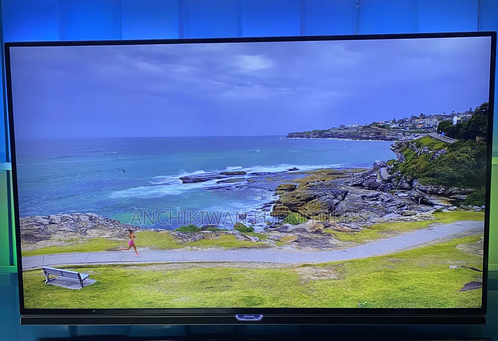 55 Inches Philips Android Tv With 3 Sided Ambient Lighting