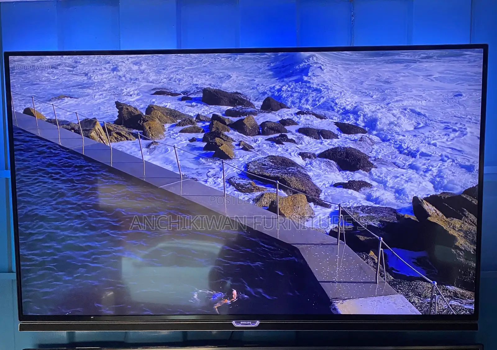55 Inches Philips Android Tv With 3 Sided Ambient Lighting