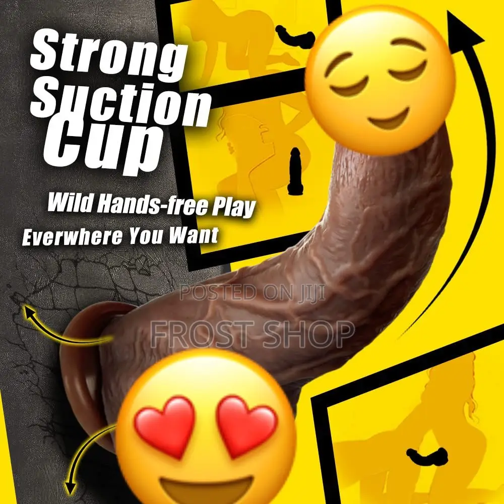 Big Realistic Dildo With Strong Suction Cup