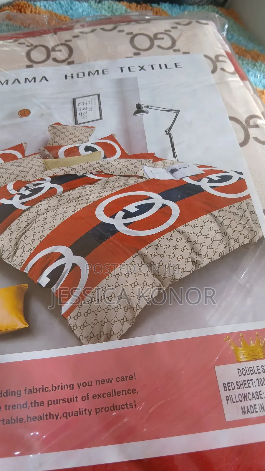 Bedsheet With Pillowcases Available , Gucci