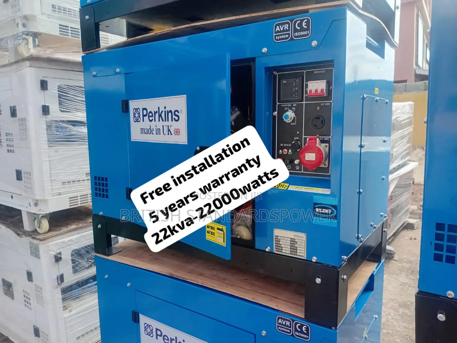 None Stop Power 22kva Silent Diesel Powered Generator