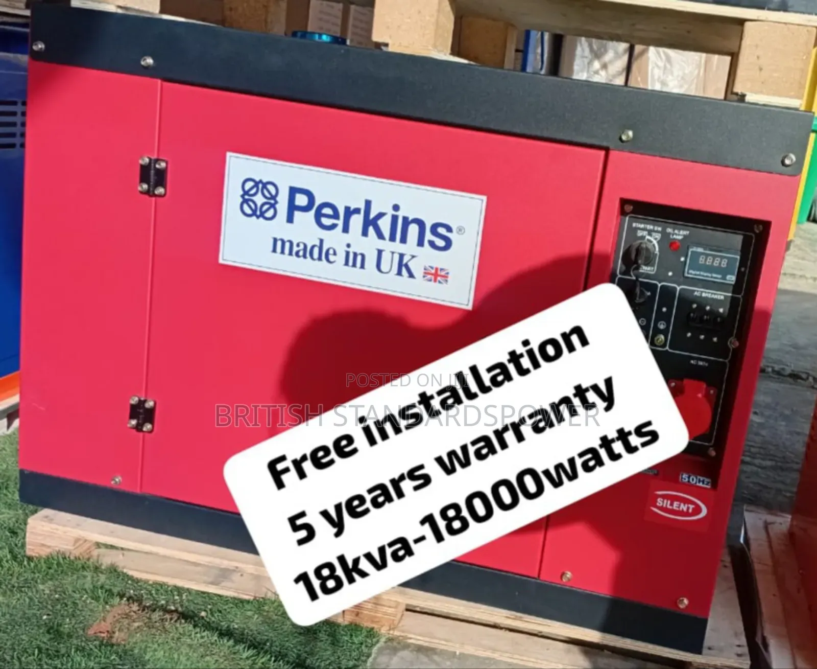 Main Engine Ignition 18kva Silent Diesel Generator