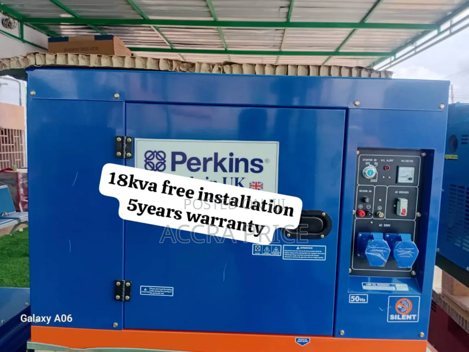 Vegawatt Perkins 18kva Diesel Generator 18kva Diesel Perkins