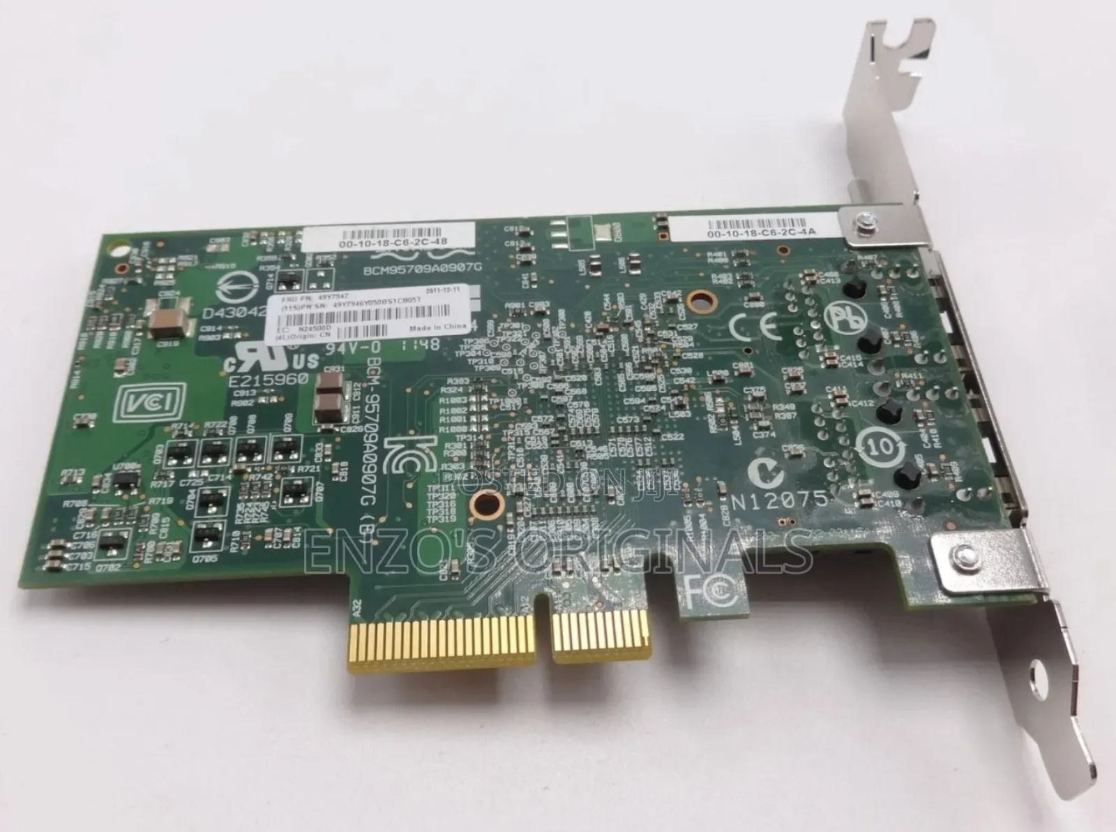 Netxtreme Dual Port 1gb Gigabit Ethernet Network Card Pcie