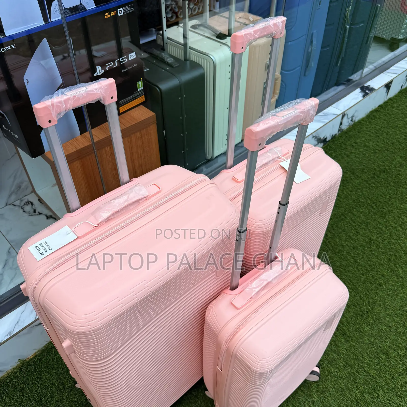 Luxury Pink Anti Crack Suitcase