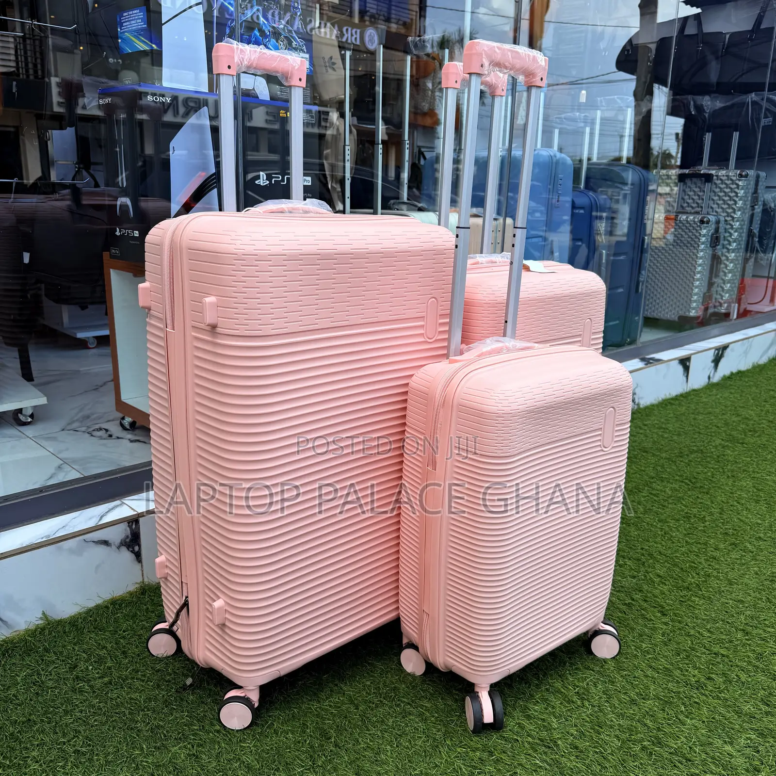 Luxury Pink Anti Crack Suitcase