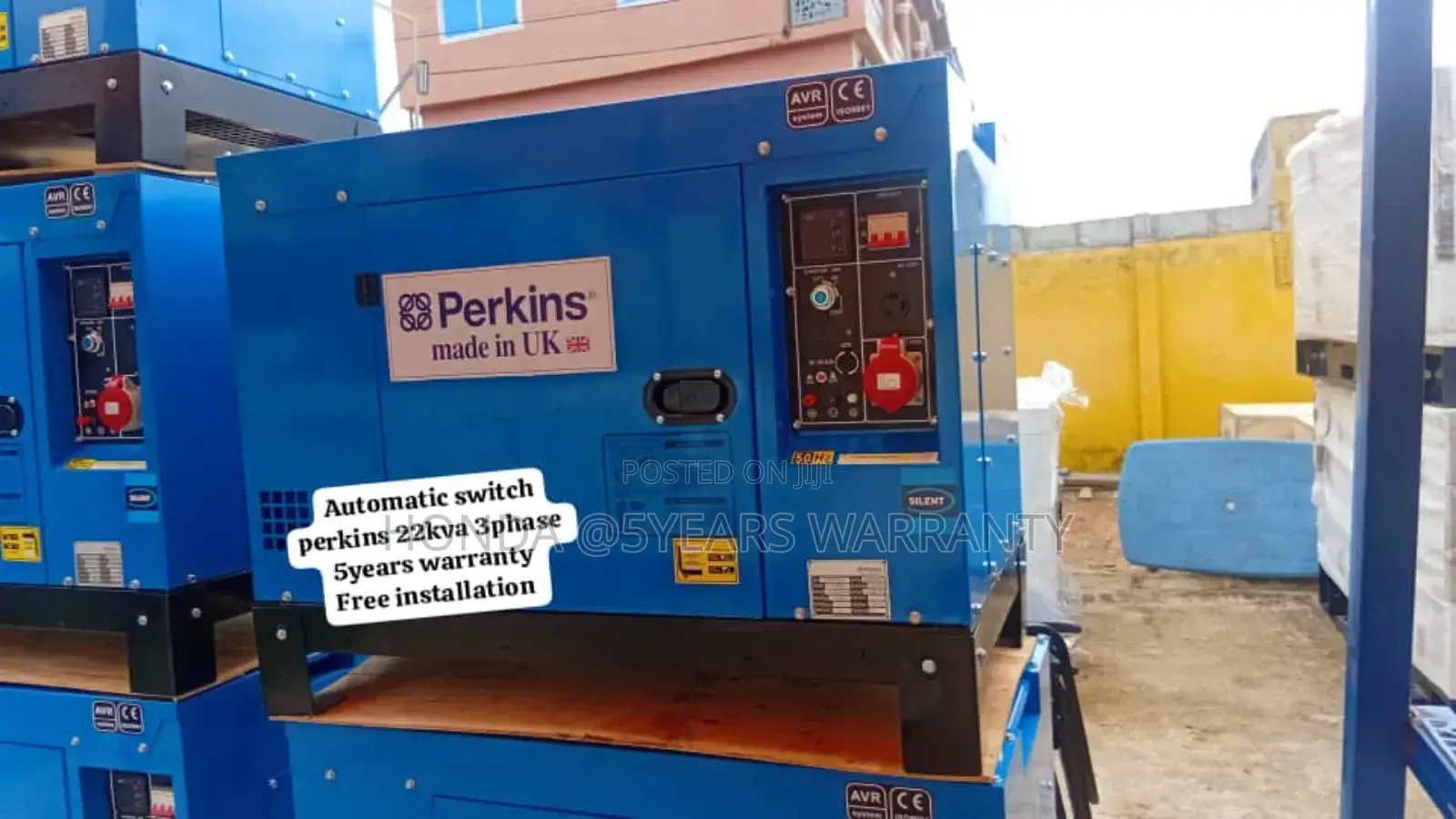 Electric Start Perkins 22kva 3phase Generator Ats Perkins