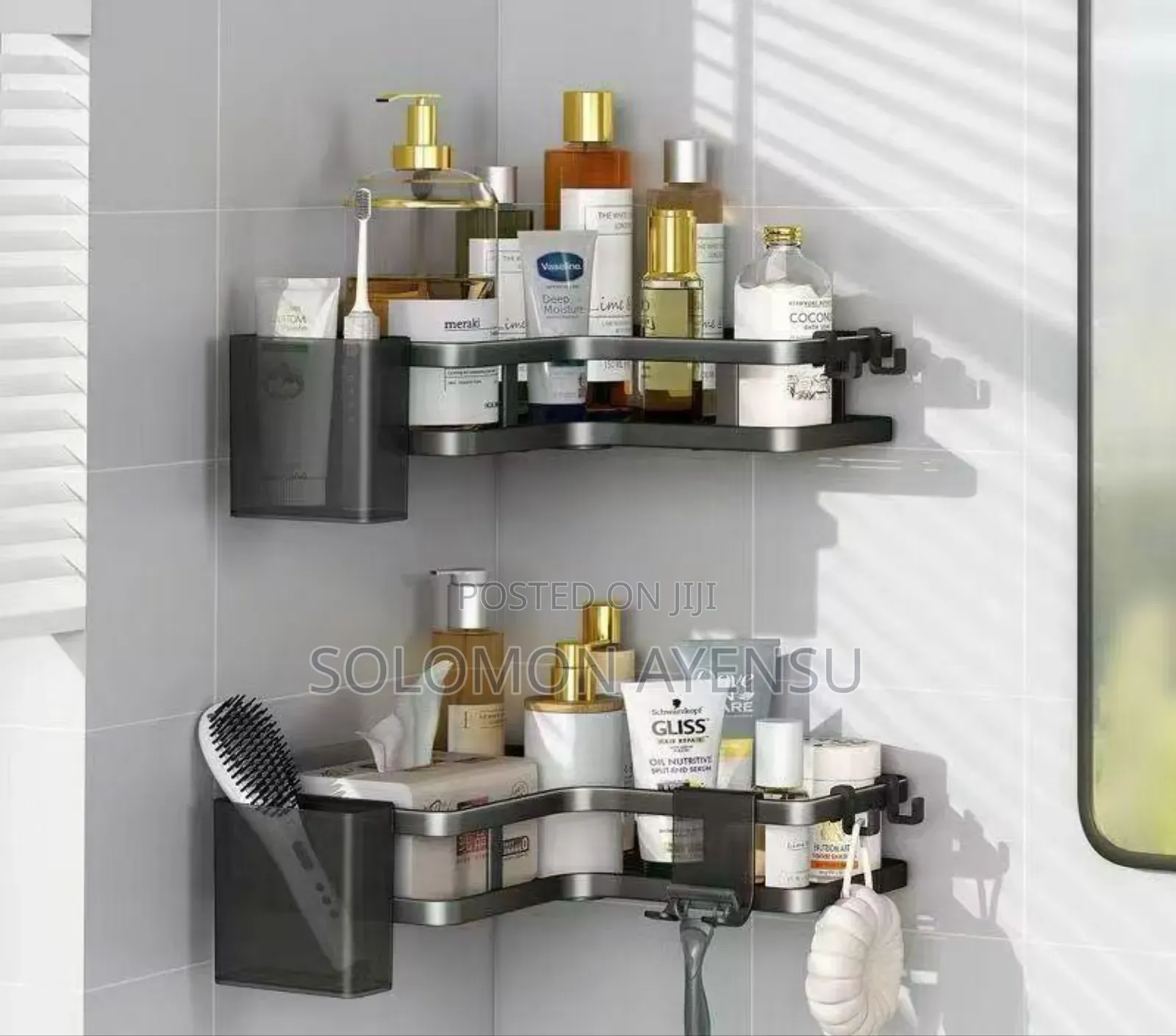 Bathroom Corner Rack