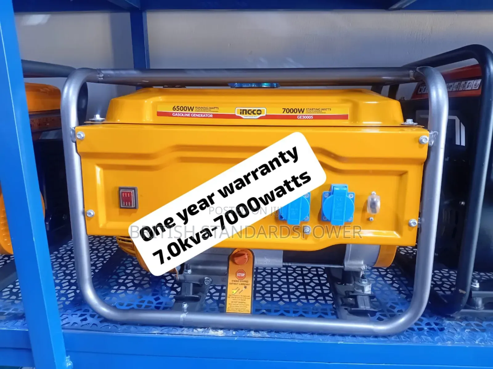 Strengthened 7.0kva Petrol Generator