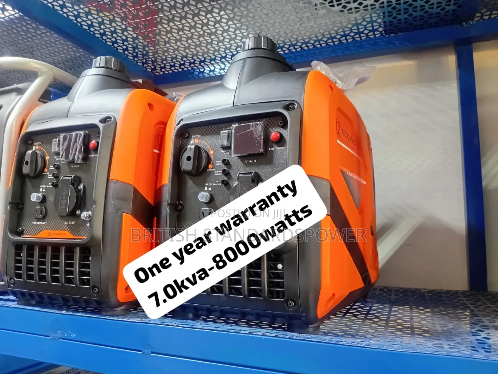 Isolated Silent 7.0kva Petrol Generator