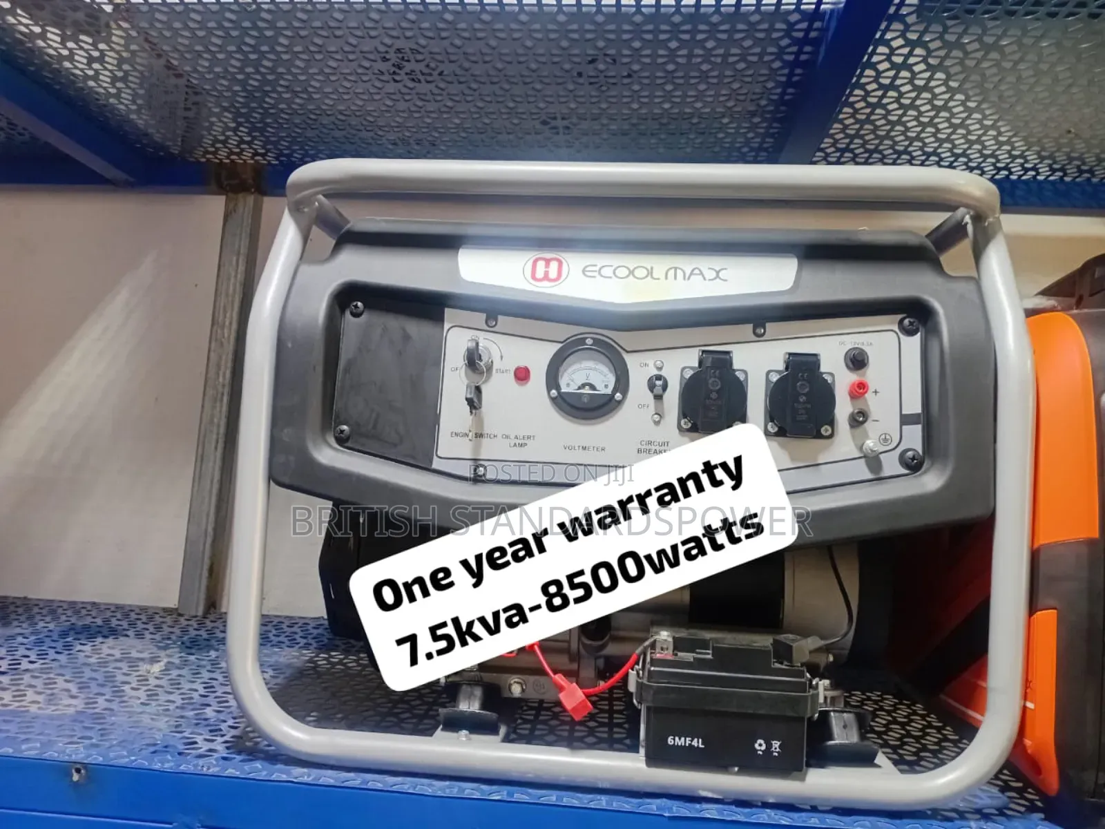 Key on Start 7.5kva Petrol Generator