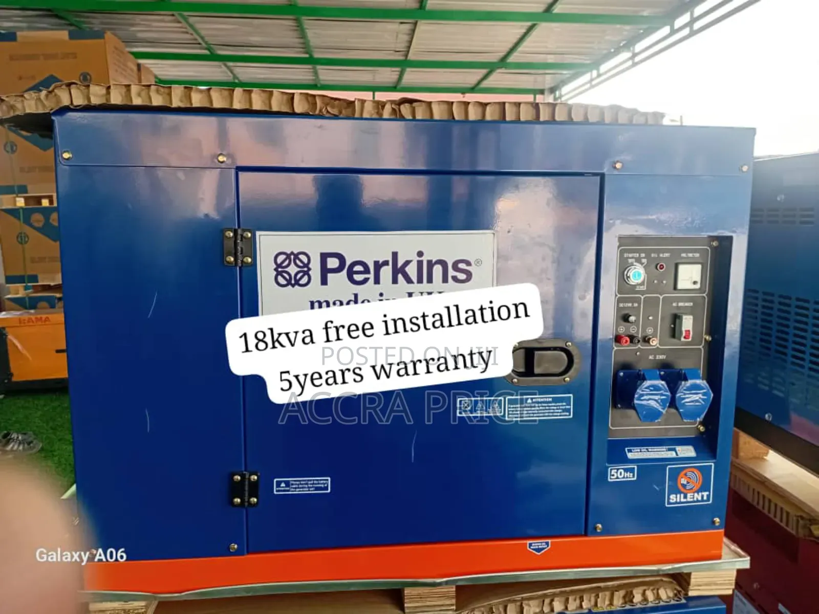 Ultra Genx Perkins 10kva 13000watts Diesel Generator